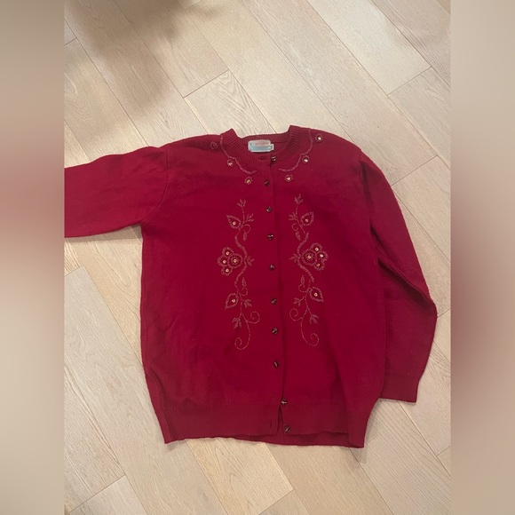 Vintage Beaded and Sequinned Cardigan - Picture 3 of 13